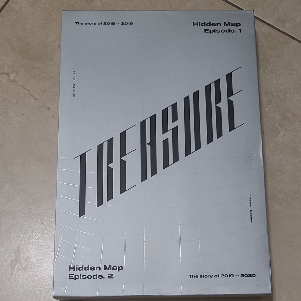 ATEEZ TREASURE ERA Hidden Map Episode 1 & 2 Box Set